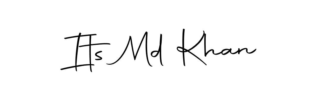 How to make Its Md Khan name signature. Use Autography-DOLnW style for creating short signs online. This is the latest handwritten sign. Its Md Khan signature style 10 images and pictures png