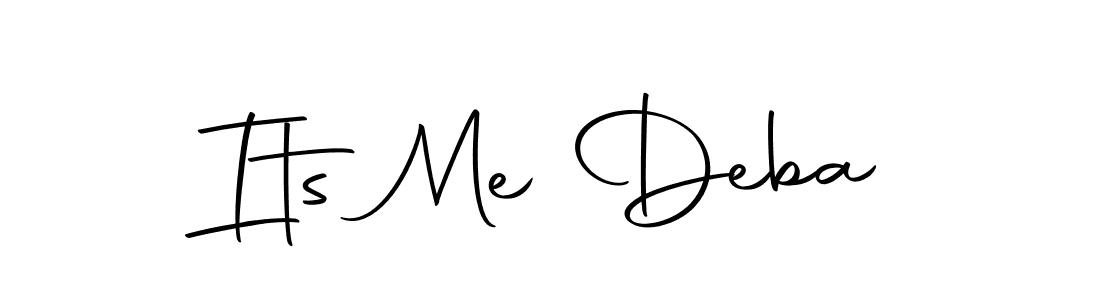 The best way (Autography-DOLnW) to make a short signature is to pick only two or three words in your name. The name Its Me Deba include a total of six letters. For converting this name. Its Me Deba signature style 10 images and pictures png