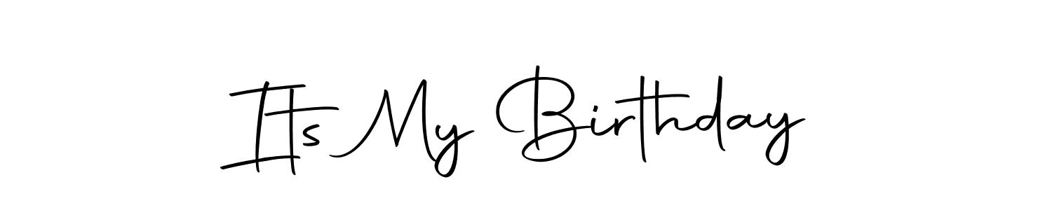 The best way (Autography-DOLnW) to make a short signature is to pick only two or three words in your name. The name Its My Birthday include a total of six letters. For converting this name. Its My Birthday signature style 10 images and pictures png