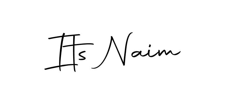 How to make Its Naim name signature. Use Autography-DOLnW style for creating short signs online. This is the latest handwritten sign. Its Naim signature style 10 images and pictures png