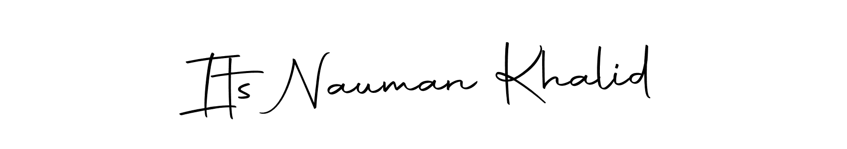 The best way (Autography-DOLnW) to make a short signature is to pick only two or three words in your name. The name Its Nauman Khalid include a total of six letters. For converting this name. Its Nauman Khalid signature style 10 images and pictures png