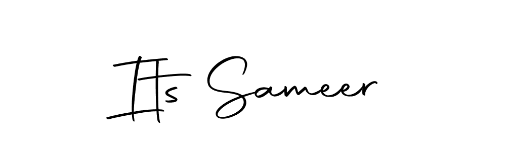Create a beautiful signature design for name Its Sameer. With this signature (Autography-DOLnW) fonts, you can make a handwritten signature for free. Its Sameer signature style 10 images and pictures png