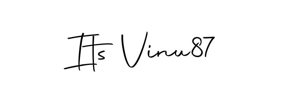 Make a beautiful signature design for name Its Vinu87. With this signature (Autography-DOLnW) style, you can create a handwritten signature for free. Its Vinu87 signature style 10 images and pictures png