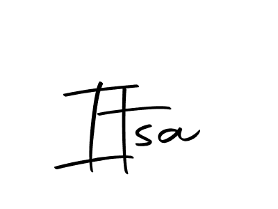 Use a signature maker to create a handwritten signature online. With this signature software, you can design (Autography-DOLnW) your own signature for name Itsa. Itsa signature style 10 images and pictures png