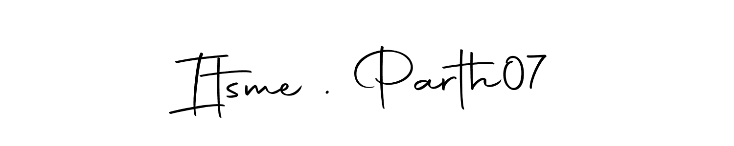 if you are searching for the best signature style for your name Itsme . Parth07. so please give up your signature search. here we have designed multiple signature styles  using Autography-DOLnW. Itsme . Parth07 signature style 10 images and pictures png