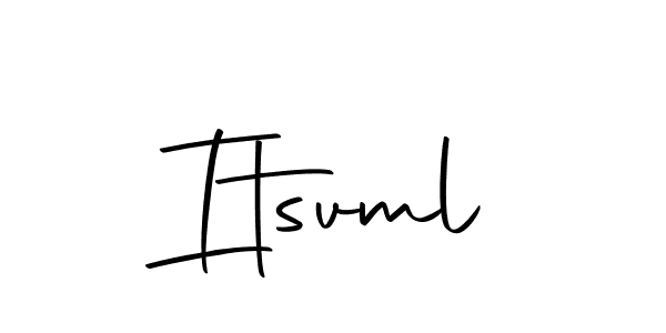 How to make Itsvml signature? Autography-DOLnW is a professional autograph style. Create handwritten signature for Itsvml name. Itsvml signature style 10 images and pictures png