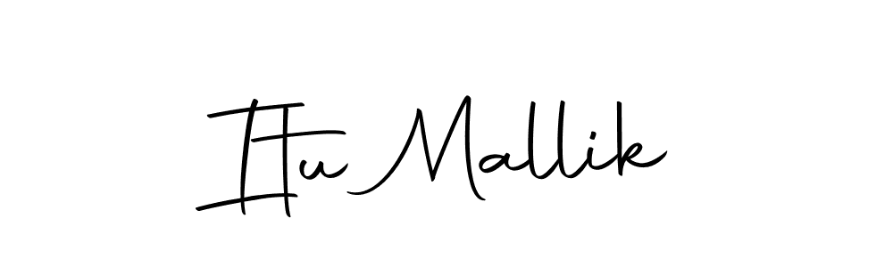 The best way (Autography-DOLnW) to make a short signature is to pick only two or three words in your name. The name Itu Mallik include a total of six letters. For converting this name. Itu Mallik signature style 10 images and pictures png