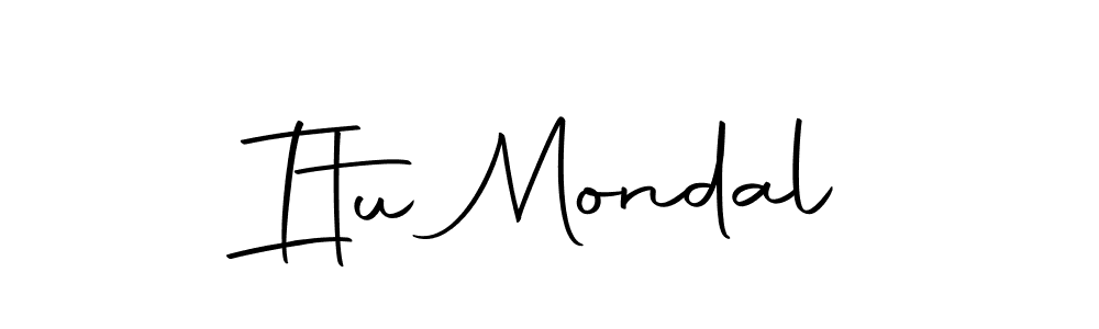 Make a beautiful signature design for name Itu Mondal. With this signature (Autography-DOLnW) style, you can create a handwritten signature for free. Itu Mondal signature style 10 images and pictures png