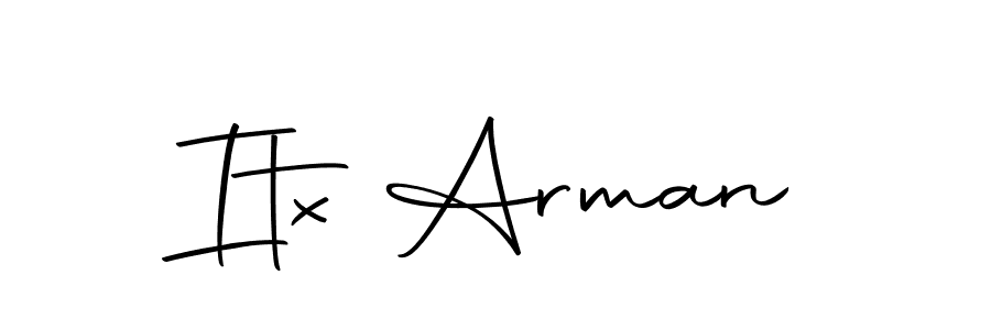 How to make Itx Arman signature? Autography-DOLnW is a professional autograph style. Create handwritten signature for Itx Arman name. Itx Arman signature style 10 images and pictures png