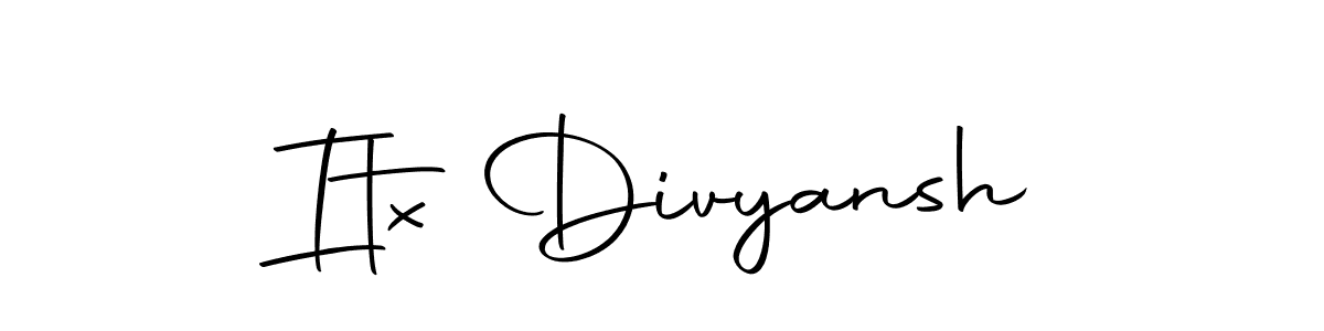 Make a beautiful signature design for name Itx Divyansh. With this signature (Autography-DOLnW) style, you can create a handwritten signature for free. Itx Divyansh signature style 10 images and pictures png