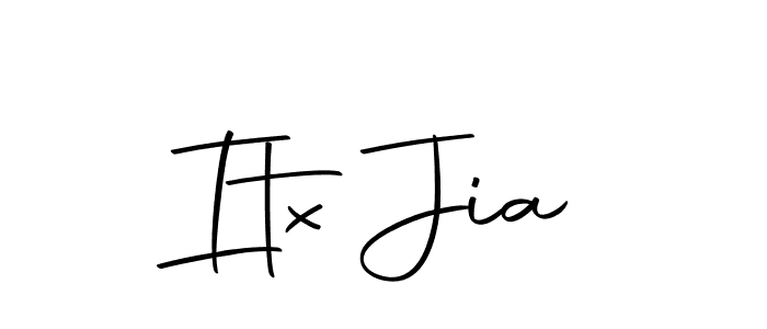 Design your own signature with our free online signature maker. With this signature software, you can create a handwritten (Autography-DOLnW) signature for name Itx Jia. Itx Jia signature style 10 images and pictures png