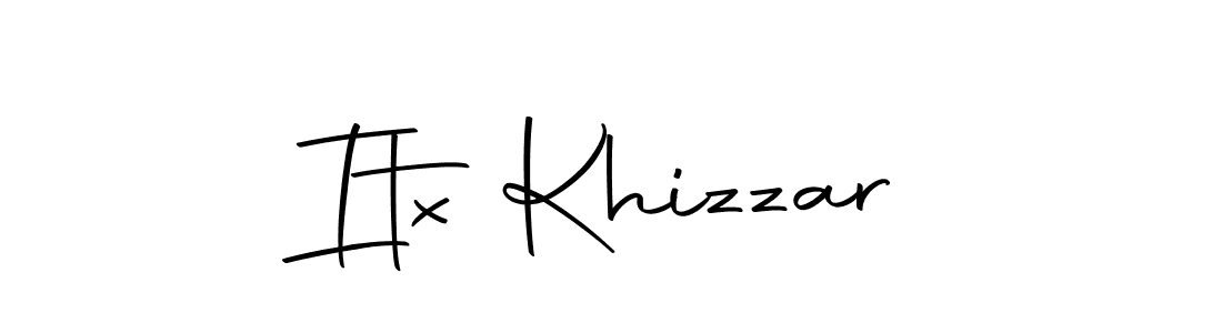 You can use this online signature creator to create a handwritten signature for the name Itx Khizzar. This is the best online autograph maker. Itx Khizzar signature style 10 images and pictures png