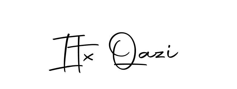Create a beautiful signature design for name Itx Qazi. With this signature (Autography-DOLnW) fonts, you can make a handwritten signature for free. Itx Qazi signature style 10 images and pictures png