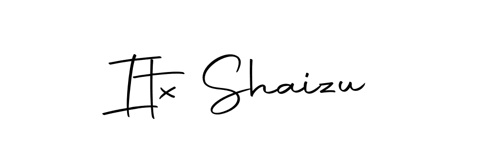 Use a signature maker to create a handwritten signature online. With this signature software, you can design (Autography-DOLnW) your own signature for name Itx Shaizu. Itx Shaizu signature style 10 images and pictures png