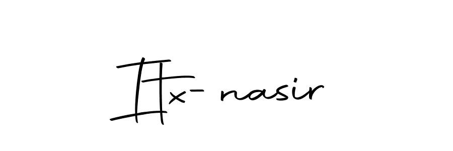 How to make Itx-nasir name signature. Use Autography-DOLnW style for creating short signs online. This is the latest handwritten sign. Itx-nasir signature style 10 images and pictures png