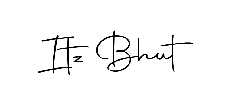 if you are searching for the best signature style for your name Itz Bhut. so please give up your signature search. here we have designed multiple signature styles  using Autography-DOLnW. Itz Bhut signature style 10 images and pictures png