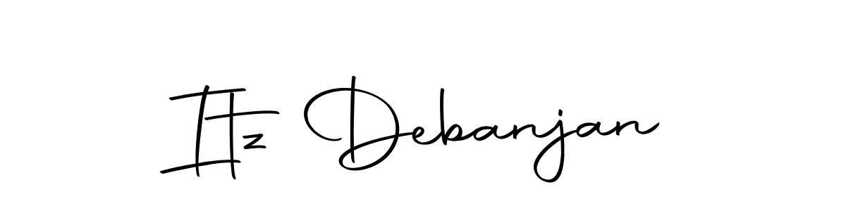 Also we have Itz Debanjan name is the best signature style. Create professional handwritten signature collection using Autography-DOLnW autograph style. Itz Debanjan signature style 10 images and pictures png