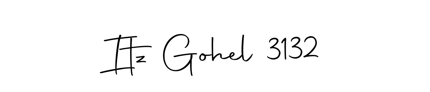 You should practise on your own different ways (Autography-DOLnW) to write your name (Itz Gohel 3132) in signature. don't let someone else do it for you. Itz Gohel 3132 signature style 10 images and pictures png