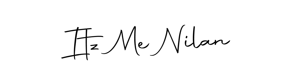 You should practise on your own different ways (Autography-DOLnW) to write your name (Itz Me Nilan) in signature. don't let someone else do it for you. Itz Me Nilan signature style 10 images and pictures png