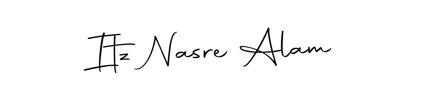 Itz Nasre Alam stylish signature style. Best Handwritten Sign (Autography-DOLnW) for my name. Handwritten Signature Collection Ideas for my name Itz Nasre Alam. Itz Nasre Alam signature style 10 images and pictures png