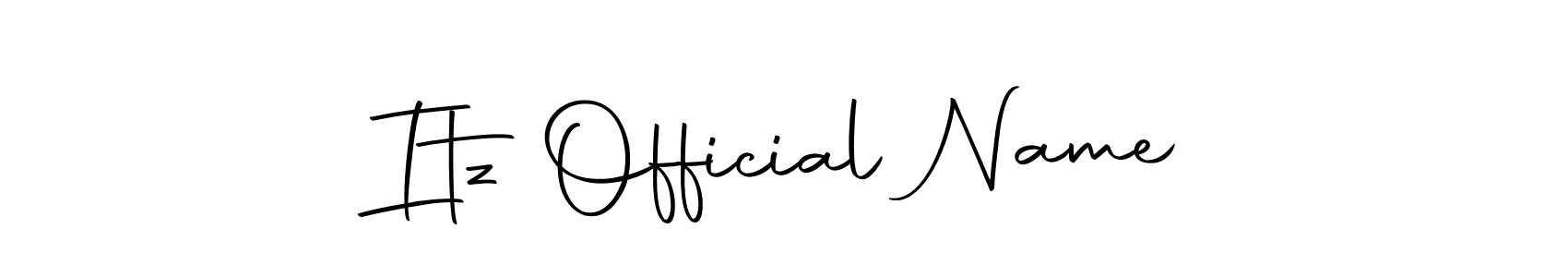 How to make Itz Official Name signature? Autography-DOLnW is a professional autograph style. Create handwritten signature for Itz Official Name name. Itz Official Name signature style 10 images and pictures png