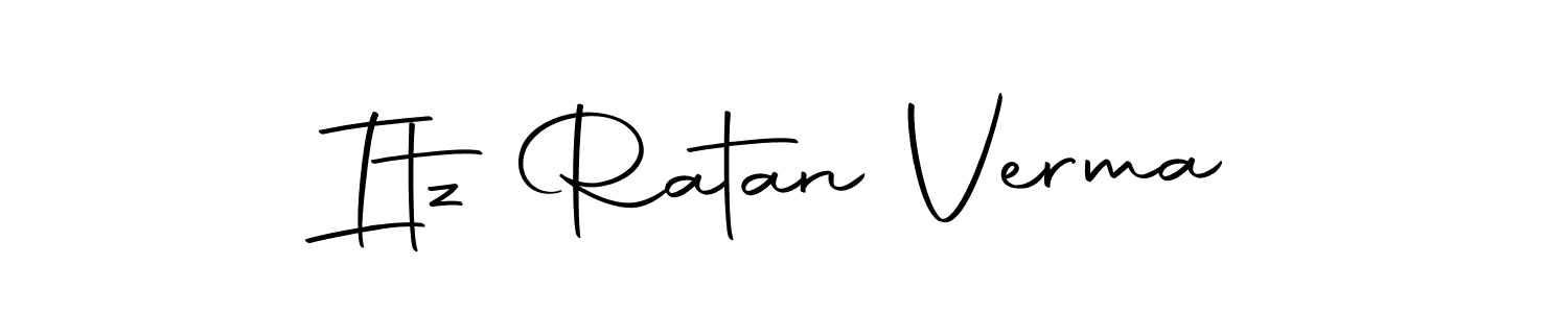 You should practise on your own different ways (Autography-DOLnW) to write your name (Itz Ratan Verma) in signature. don't let someone else do it for you. Itz Ratan Verma signature style 10 images and pictures png