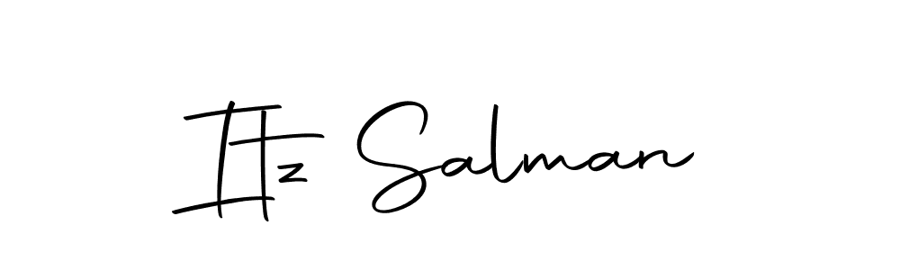 Use a signature maker to create a handwritten signature online. With this signature software, you can design (Autography-DOLnW) your own signature for name Itz Salman. Itz Salman signature style 10 images and pictures png