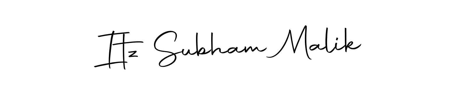 Design your own signature with our free online signature maker. With this signature software, you can create a handwritten (Autography-DOLnW) signature for name Itz Subham Malik. Itz Subham Malik signature style 10 images and pictures png