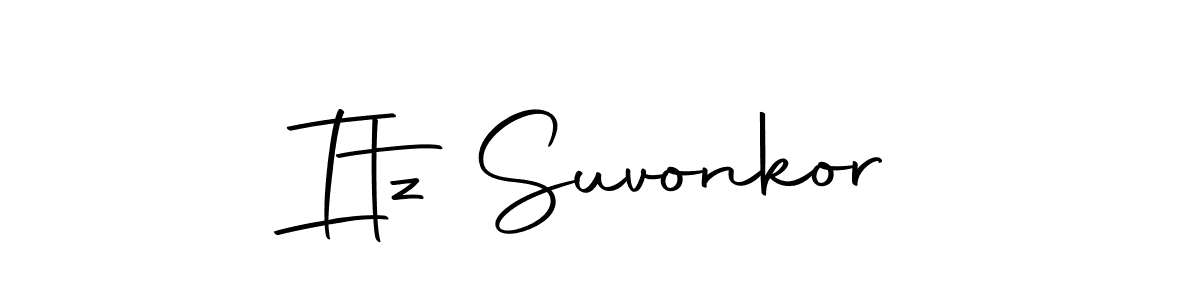 It looks lik you need a new signature style for name Itz Suvonkor. Design unique handwritten (Autography-DOLnW) signature with our free signature maker in just a few clicks. Itz Suvonkor signature style 10 images and pictures png