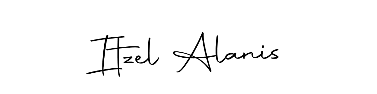 How to make Itzel Alanis signature? Autography-DOLnW is a professional autograph style. Create handwritten signature for Itzel Alanis name. Itzel Alanis signature style 10 images and pictures png