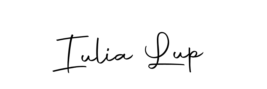 The best way (Autography-DOLnW) to make a short signature is to pick only two or three words in your name. The name Iulia Lup include a total of six letters. For converting this name. Iulia Lup signature style 10 images and pictures png