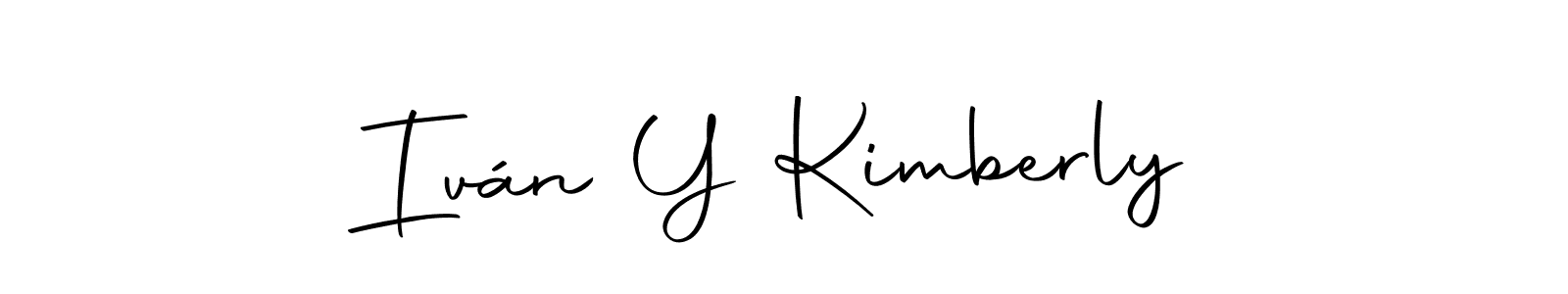 Make a short Iván Y Kimberly signature style. Manage your documents anywhere anytime using Autography-DOLnW. Create and add eSignatures, submit forms, share and send files easily. Iván Y Kimberly signature style 10 images and pictures png