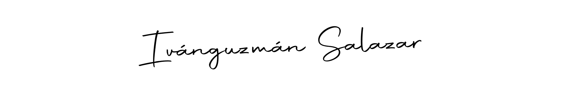Make a beautiful signature design for name Ivánguzmán Salazar. With this signature (Autography-DOLnW) style, you can create a handwritten signature for free. Ivánguzmán Salazar signature style 10 images and pictures png