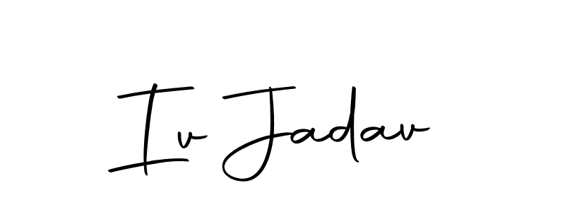 How to Draw Iv Jadav signature style? Autography-DOLnW is a latest design signature styles for name Iv Jadav. Iv Jadav signature style 10 images and pictures png