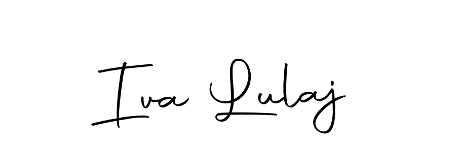 How to make Iva Lulaj signature? Autography-DOLnW is a professional autograph style. Create handwritten signature for Iva Lulaj name. Iva Lulaj signature style 10 images and pictures png