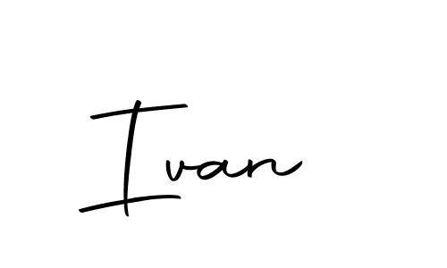 How to make Ivan  name signature. Use Autography-DOLnW style for creating short signs online. This is the latest handwritten sign. Ivan  signature style 10 images and pictures png