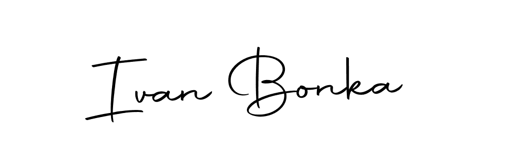 Use a signature maker to create a handwritten signature online. With this signature software, you can design (Autography-DOLnW) your own signature for name Ivan Bonka. Ivan Bonka signature style 10 images and pictures png