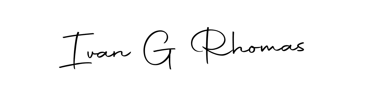 You can use this online signature creator to create a handwritten signature for the name Ivan G Rhomas. This is the best online autograph maker. Ivan G Rhomas signature style 10 images and pictures png