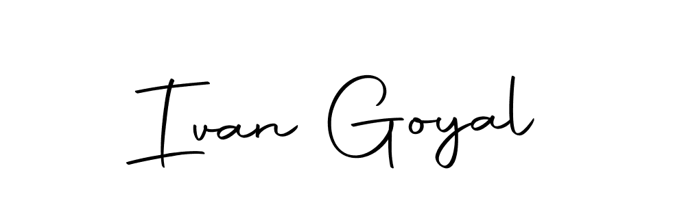The best way (Autography-DOLnW) to make a short signature is to pick only two or three words in your name. The name Ivan Goyal include a total of six letters. For converting this name. Ivan Goyal signature style 10 images and pictures png