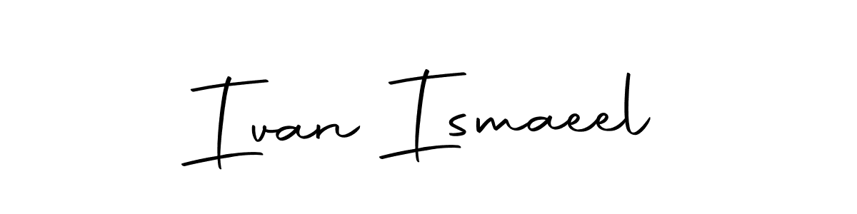 Design your own signature with our free online signature maker. With this signature software, you can create a handwritten (Autography-DOLnW) signature for name Ivan Ismaeel. Ivan Ismaeel signature style 10 images and pictures png