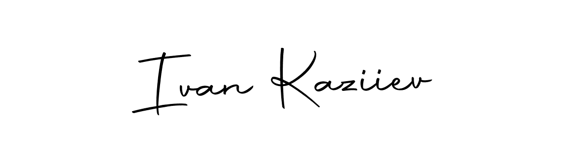 Design your own signature with our free online signature maker. With this signature software, you can create a handwritten (Autography-DOLnW) signature for name Ivan Kaziiev. Ivan Kaziiev signature style 10 images and pictures png