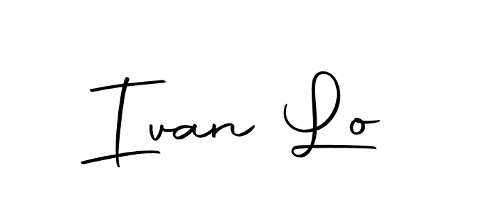 Make a beautiful signature design for name Ivan Lo. Use this online signature maker to create a handwritten signature for free. Ivan Lo signature style 10 images and pictures png