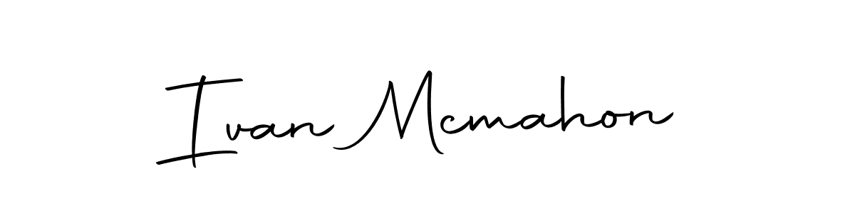 Create a beautiful signature design for name Ivan Mcmahon. With this signature (Autography-DOLnW) fonts, you can make a handwritten signature for free. Ivan Mcmahon signature style 10 images and pictures png