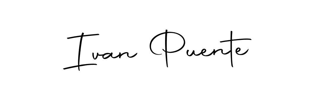 Make a beautiful signature design for name Ivan Puente. Use this online signature maker to create a handwritten signature for free. Ivan Puente signature style 10 images and pictures png