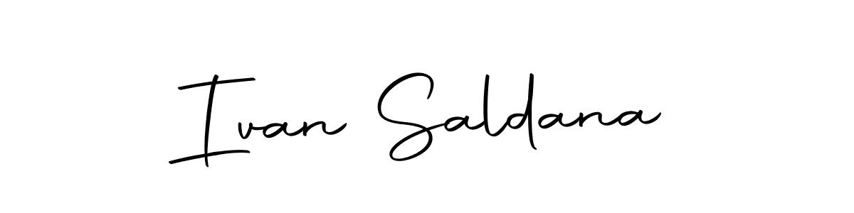 Make a short Ivan Saldana signature style. Manage your documents anywhere anytime using Autography-DOLnW. Create and add eSignatures, submit forms, share and send files easily. Ivan Saldana signature style 10 images and pictures png