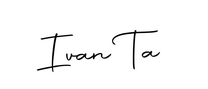 Once you've used our free online signature maker to create your best signature Autography-DOLnW style, it's time to enjoy all of the benefits that Ivan Ta name signing documents. Ivan Ta signature style 10 images and pictures png