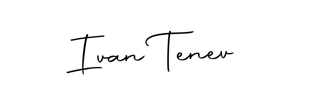 Design your own signature with our free online signature maker. With this signature software, you can create a handwritten (Autography-DOLnW) signature for name Ivan Tenev. Ivan Tenev signature style 10 images and pictures png