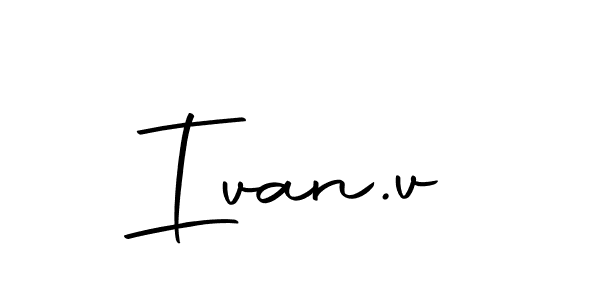 How to Draw Ivan.v signature style? Autography-DOLnW is a latest design signature styles for name Ivan.v. Ivan.v signature style 10 images and pictures png