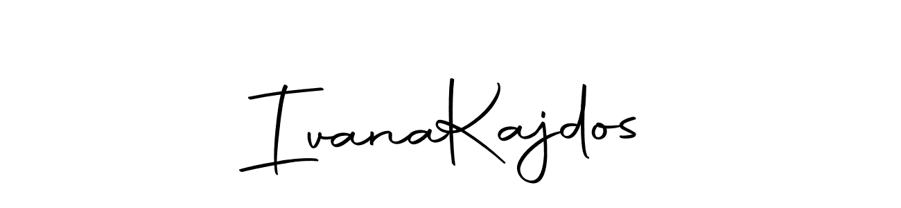 Ivana  Kajdos stylish signature style. Best Handwritten Sign (Autography-DOLnW) for my name. Handwritten Signature Collection Ideas for my name Ivana  Kajdos. Ivana  Kajdos signature style 10 images and pictures png