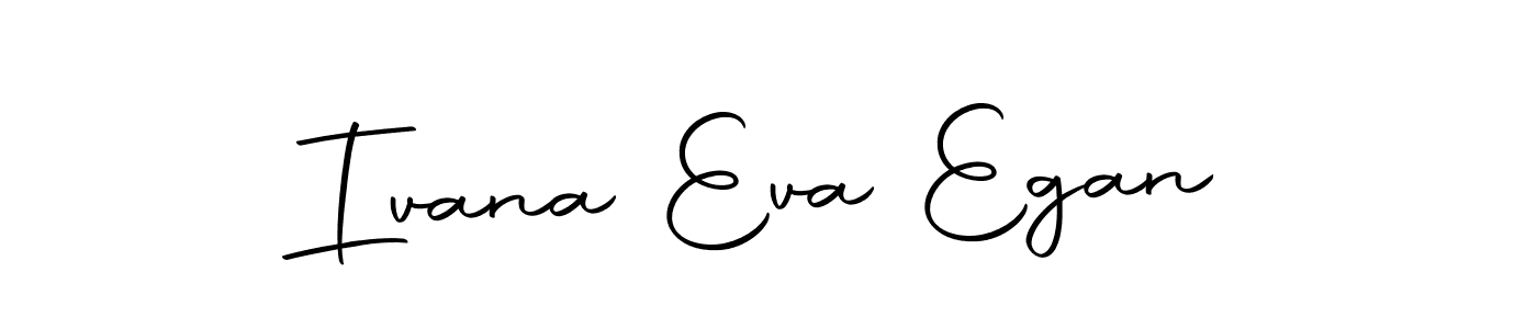 Best and Professional Signature Style for Ivana Eva Egan. Autography-DOLnW Best Signature Style Collection. Ivana Eva Egan signature style 10 images and pictures png